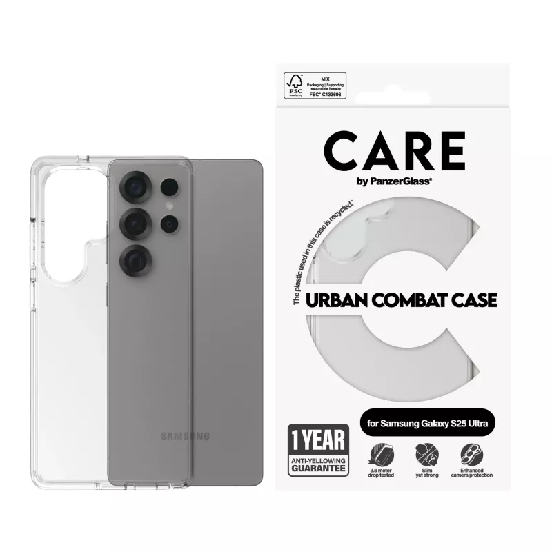 PanzerGlass CARE™ by ® Urban Combat Case permatomas Samsung Galaxy S25 Ultra