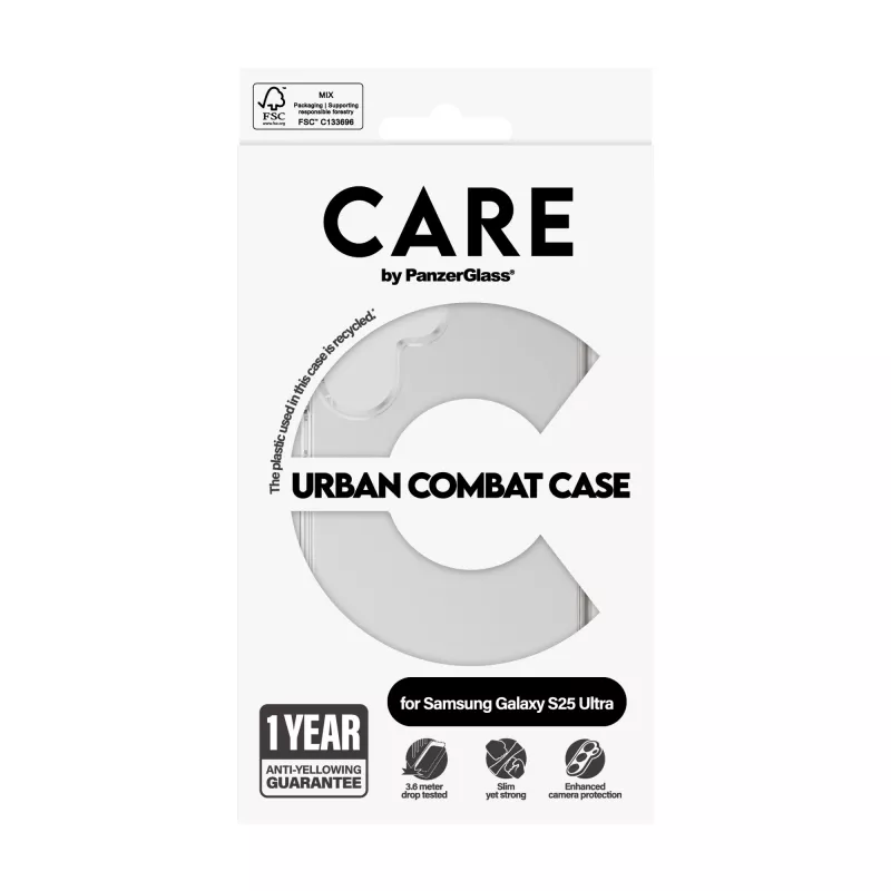 PanzerGlass CARE™ by ® Urban Combat Case permatomas Samsung Galaxy S25 Ultra