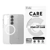 PanzerGlass CARE™ by ® Urban Combat Case Star Lit baltas, suderinamas su Qi, Samsung Galaxy S25+
