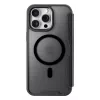 Cellularline Daily Mag - iPhone 16 Pro Max knyginis dėklas su permatoma kieta nugarėle, suderinamas su Magsafe® ekosistema