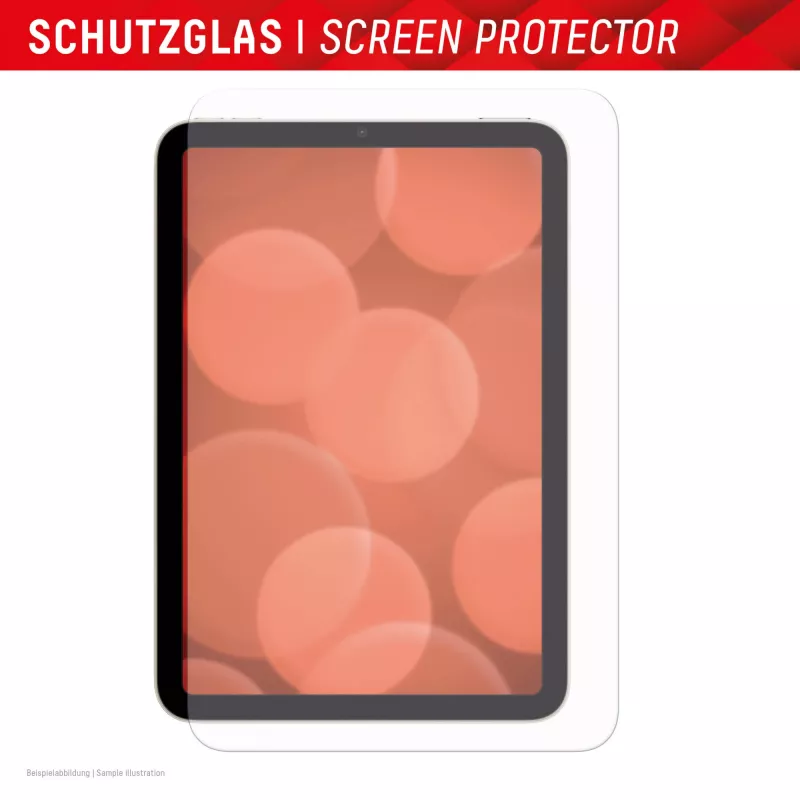 Displex Screen Protector (9H) Apple iPad mini 8,3'' (6. karta / 7. karta 2024), Eco montavimo rėmelis, atsparus įbrėžimams