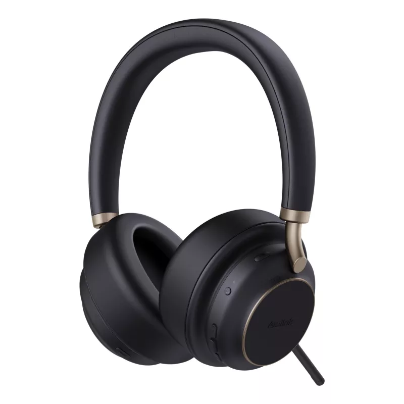 Yealink BH76 Plus belaidė ausinė su įkrovimo stovu, Teams, juoda, USB-C/A