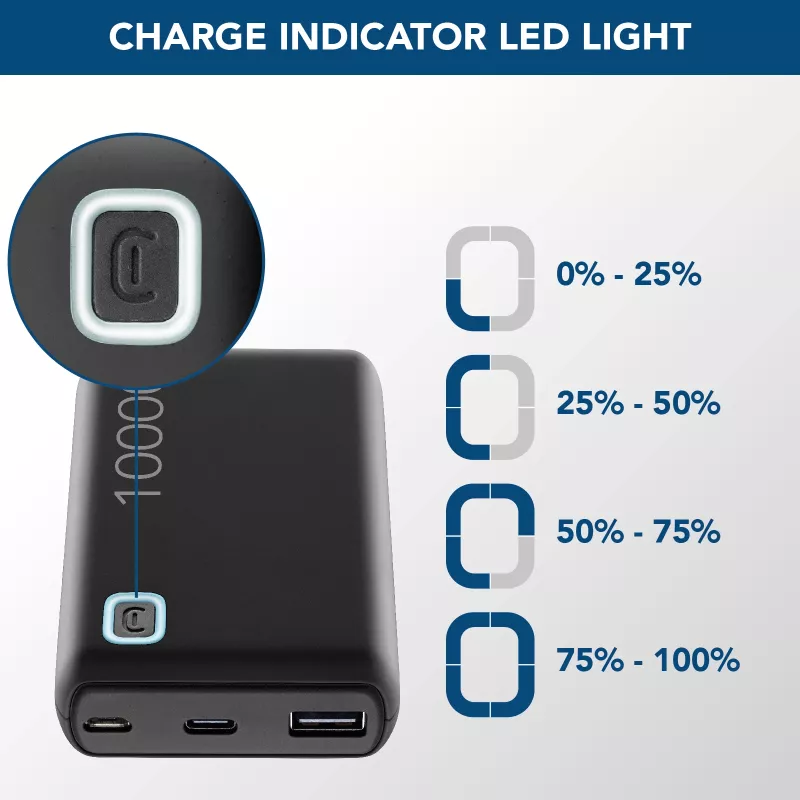 Cellularline ESSENCE TURBO 10000 nešiojamas įkroviklis 10000 mAh Power Delivery 20W