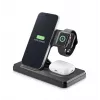 Tech Pop belaidė įkrovimo stotelė Smartwatch/Smartphone Juoda