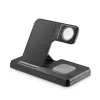 Tech Pop belaidė įkrovimo stotelė Smartwatch/Smartphone Juoda