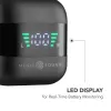 Music Sound SPARK Belaidės ausinės su LED ekranu