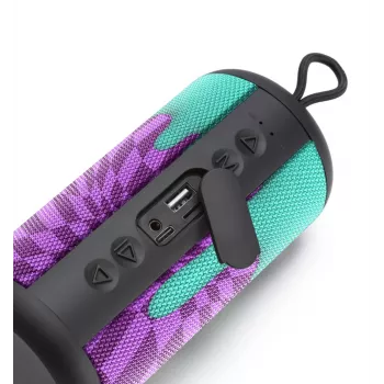 Nešiojamas Bluetooth garsiakalbis Mono Portable Speaker Music Sound Vertical Speaker Violet