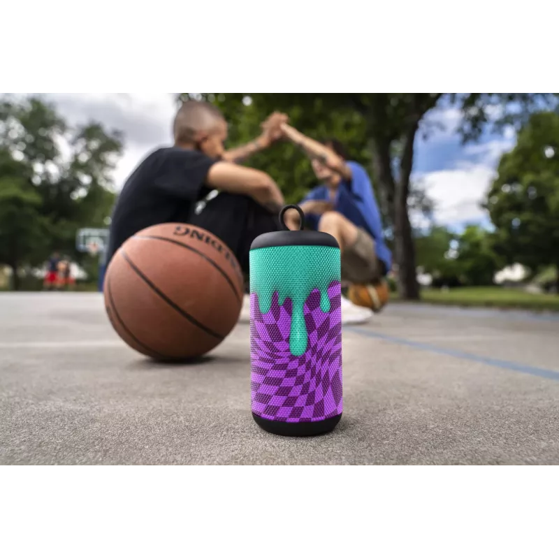 Nešiojamas Bluetooth garsiakalbis Mono Portable Speaker Music Sound Vertical Speaker Violet