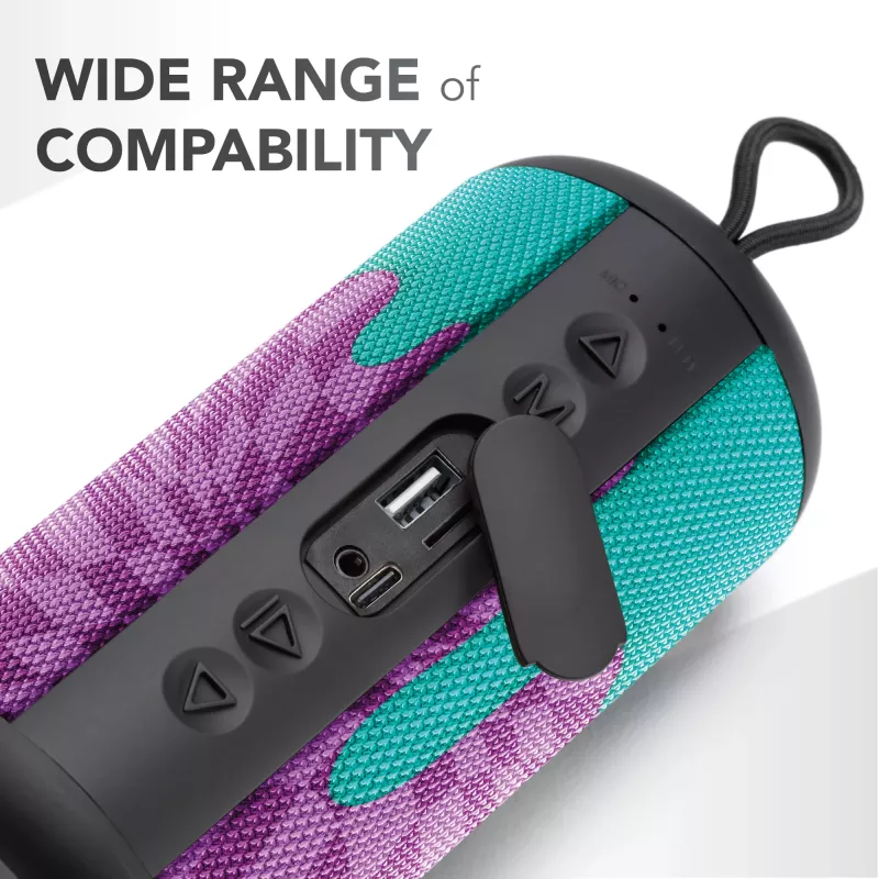 Nešiojamas Bluetooth garsiakalbis Mono Portable Speaker Music Sound Vertical Speaker Violet