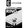 Apsauginis stikliukas fotoaparatui ir ekrano kraštams Cellularline CAMERARINGIPHSE4, iPhone SE 2025, skaidrus, atsparus įbrėžimams