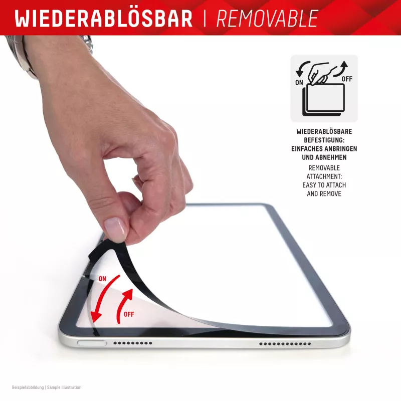 Displex TABLET PAPERSENSE apsauginė plėvelė iPad Pro 13'' (2024)/Air 13'' (2025/2024), nuimama rašymo ir piešimo plėvelė su popieriaus pojūčiu