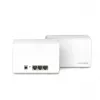 TP-Link Halo H3000X dviejų juostų (2,4 GHz / 5 GHz) Wi-Fi 6 (802.11ax) belaidis maršrutizatorius, baltas, 3 vidinės antenos