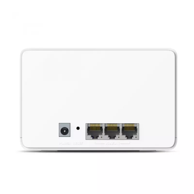 TP-Link Halo H3000X dviejų juostų (2,4 GHz / 5 GHz) Wi-Fi 6 (802.11ax) belaidis maršrutizatorius, baltas, 3 vidinės antenos