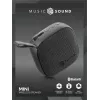 Muzikinis garsiakalbis Music Sound juodas 3 W Bluetooth nešiojamas