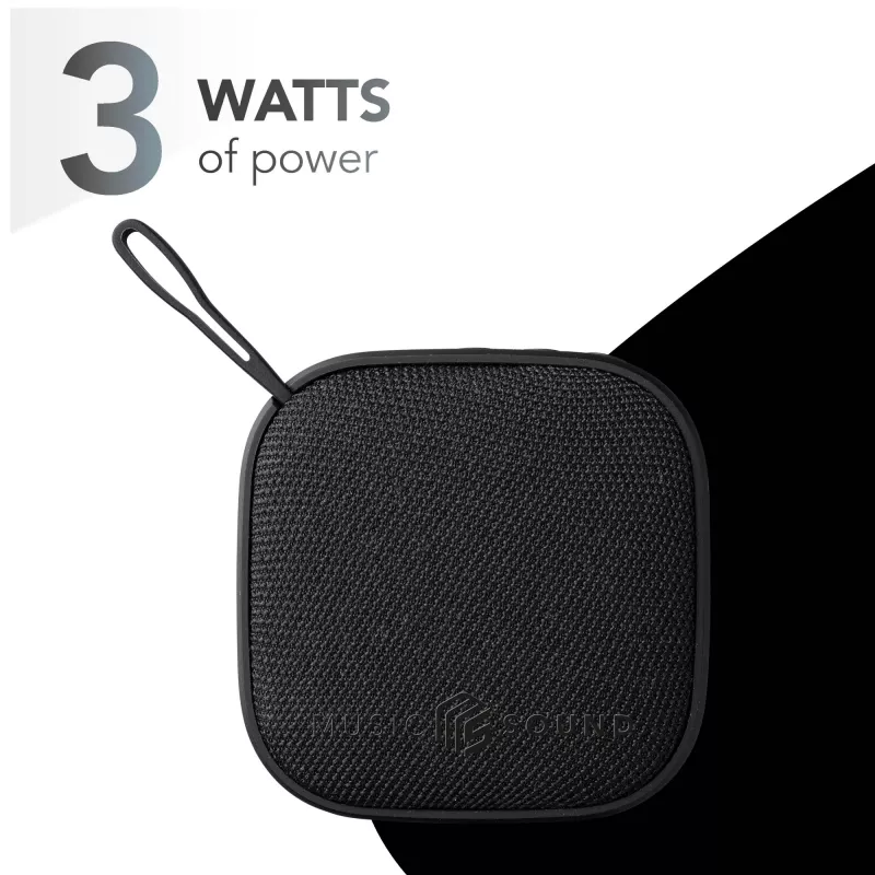 Muzikinis garsiakalbis Music Sound juodas 3 W Bluetooth nešiojamas