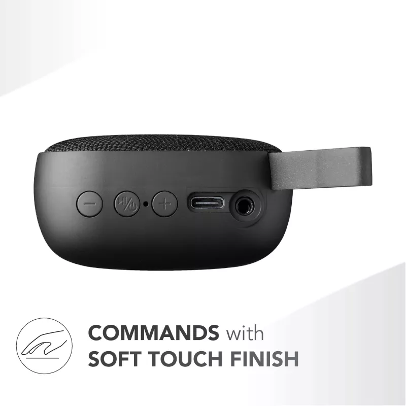 Muzikinis garsiakalbis Music Sound juodas 3 W Bluetooth nešiojamas
