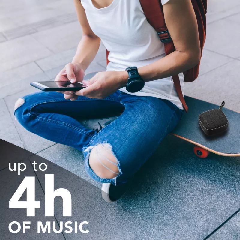 Muzikinis garsiakalbis Music Sound juodas 3 W Bluetooth nešiojamas