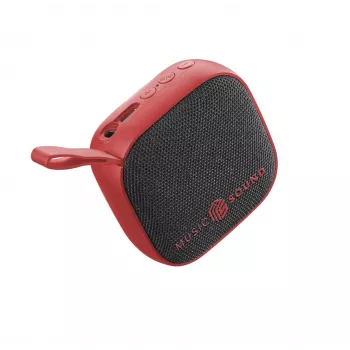 Nešiojamas Bluetooth garsiakalbis Music Sound 3W mini raudonas