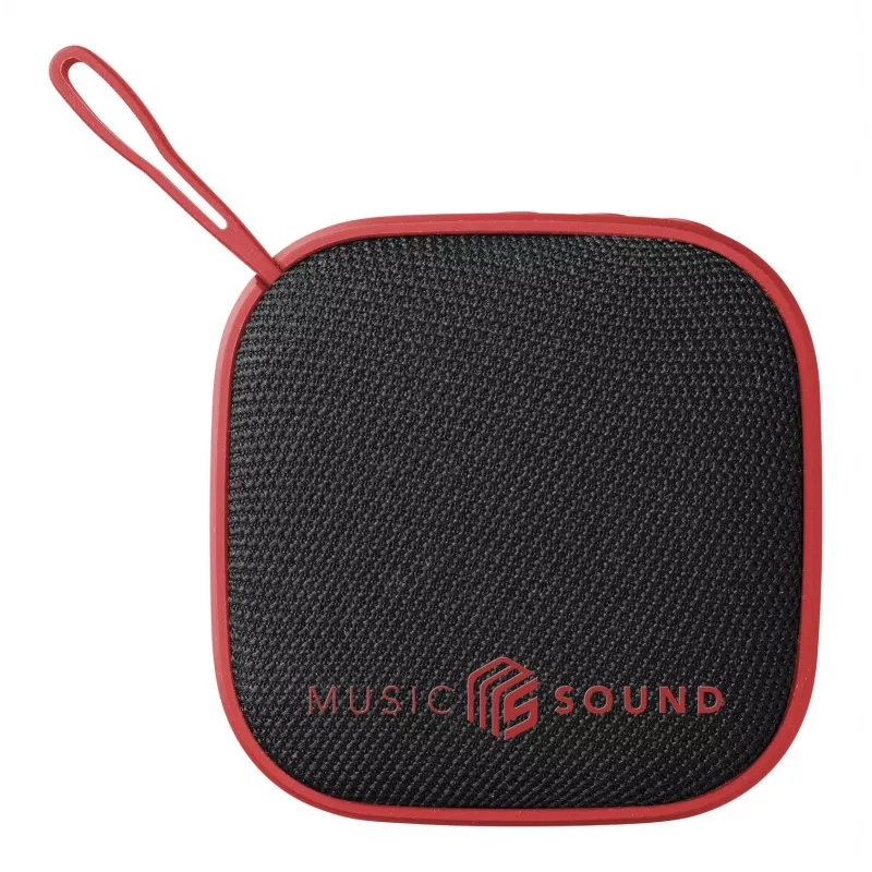 Nešiojamas Bluetooth garsiakalbis Music Sound 3W mini raudonas