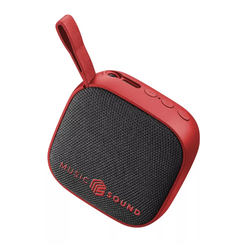 Nešiojamas Bluetooth garsiakalbis Music Sound 3W mini raudonas