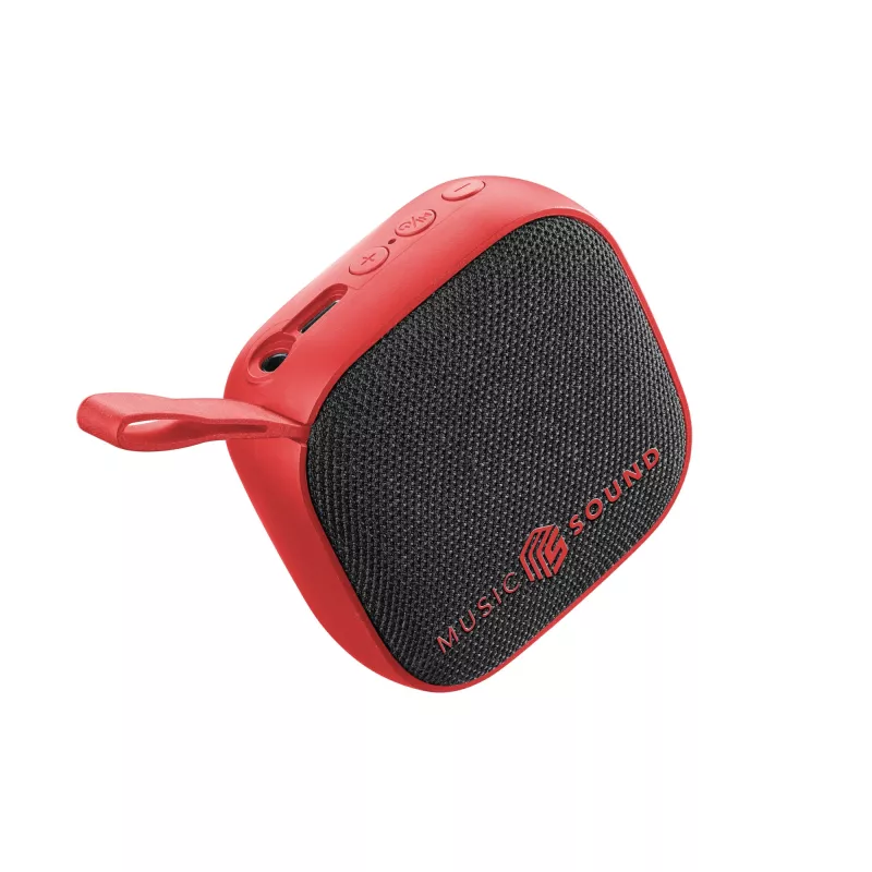 Nešiojamas Bluetooth garsiakalbis Music Sound 3W mini raudonas