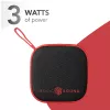 Nešiojamas Bluetooth garsiakalbis Music Sound 3W mini raudonas