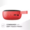Nešiojamas Bluetooth garsiakalbis Music Sound 3W mini raudonas