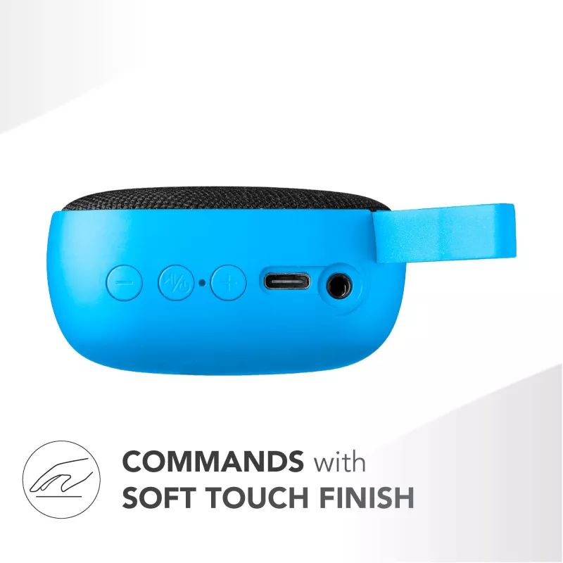 Nešiojamas Bluetooth garsiakalbis Music Sound 3 W, mėlynas
