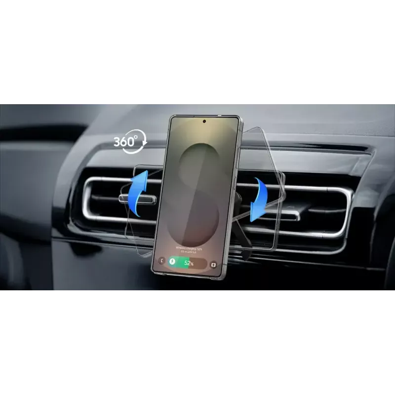 Samsung GP-PWU025WIBBW belaidis magnetinis automobilinis kroviklis Qi2 – juodas