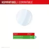 Displex 9H stiklinė apsauga Galaxy Watch 7/6 (40mm), 2 vnt., itin plona, be rėmelio, apsauganti nuo pirštų atspaudų, pagaminta Vokietijoje