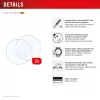 Displex 9H Stiklas Garmin fenix E/fenix 8 (51mm), 2 vnt., itin plonas, be rėmelio, apsauga nuo pirštų atspaudų, pagaminta Vokietijoje