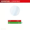 Displex 9H Stiklas Garmin fenix E/fenix 8 (51mm), 2 vnt., itin plonas, be rėmelio, apsauga nuo pirštų atspaudų, pagaminta Vokietijoje