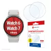 Displex 9H stiklinė apsauga Samsung Galaxy Watch 7/6 (44 mm), 2 vnt., ypač plona, be rėmelio, apsauganti nuo pirštų atspaudų, pagaminta Vokietijoje