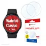 Displex 9H stiklinė apsauga Galaxy Watch 6 Classic (47mm), 2 vnt., itin plona, be rėmelio, nuo pirštų atspaudų, pagaminta Vokietijoje