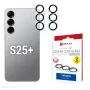 Apsauginis grūdinto stiklo ekrano gaubtas DISPLEX CAMGLASS ALL-IN-ONE, skirtas Samsung Galaxy S25+ (modelis 02118)