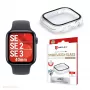 Displex 10H Grūdintas stiklas Apple Watch SE3/SE2/SE (40 mm), pilnas korpuso dangtelis, IP68, snap-on, permatomas