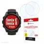 Apsauginis stiklas Compulocks Displex 9H, skirtas Garmin fenix 8 / fenix E (47 mm) — 2 vnt., itin plonas, be rėmelio, apsaugantis nuo pirštų atspaudų