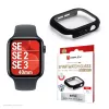 PanzerGlass Displex 10H apsauginis stiklas Apple Watch SE3/SE2/SE (40 mm) — pilnas korpusas, IP68, užsegamas, juodas matinis