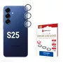 Displex Premium kameros stiklas Samsung Galaxy S25, 10H, viengubas žiedas, DLC, skaidrus, Quick Mount