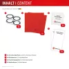 Displex Full Cover Camera Lens Glass iPhone 16/16 Plus/17, 10H, Viso fotoaparato apsauga, Greitas montavimas, 2 vnt.