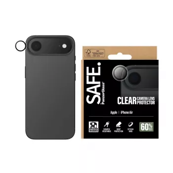 PanzerGlass SAFE. fotoaparato lęšio apsauga iPhone 17 Air permatoma, atspari įbrėžimams ir smūgiams