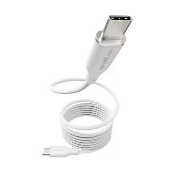 PanzerGlass empower™ by ® Magnetic 240W USB-C į USB-C laidas | USB 2.0 | 1,5 m | sidabriškai baltas