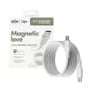 PanzerGlass empower™ by ® Magnetic 240W USB-C į USB-C laidas | USB 2.0 | 1,5 m | sidabriškai baltas