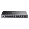 TP-Link Omada ES210GP valdomas tinklo jungiklis L2 Gigabit Ethernet (10/100/1000) PoE, DIN bėgelis, juodas