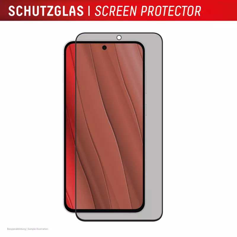 Displex privatumo apsauginis stiklas (10H), skirtas Samsung Galaxy S25 FE/S24 FE, su Eco montavimo rėmeliu