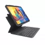 ZAGG Pro Keys belaidė klaviatūra ir dėklas Apple iPad 10,9 colių, juoda/pilka, vokiškas išdėstymas