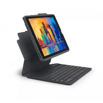 Klaviatūra ZAGG Pro Keys Apple iPad 10.2 Juoda/Pilka Vokiškas išdėstymas