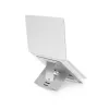 R-Go Tools nešiojamojo kompiuterio stovas R-Go Riser Flexible, reguliuojamas, sulankstomas, ergonomiškas, Hylite aliuminis, sidabrinis