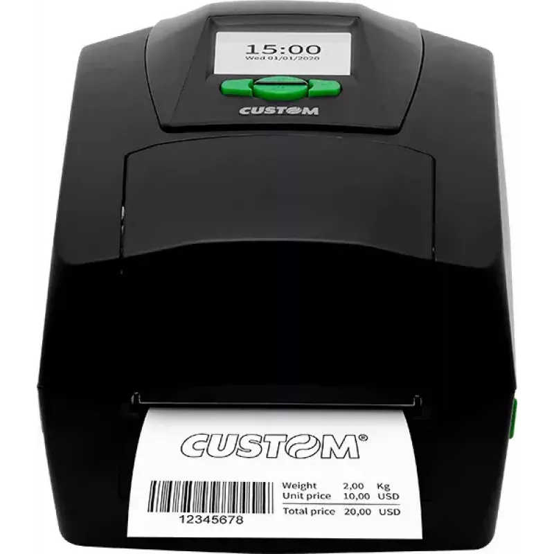 POS spausdintuvas CUSTOM D4 202 laidinis, tiesioginis terminis, 203x203 DPI