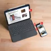 ZAGG Keyboard Pro Keys su Trackpad – Apple iPad 10.2 – juoda/pilka – vokiška